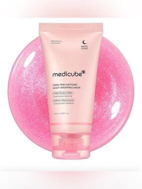 Medicube PDRN Pink Caffeine Night Wrapping Mask